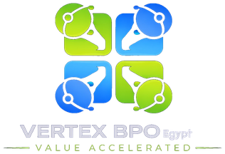 Vertex BPO Egypt logo